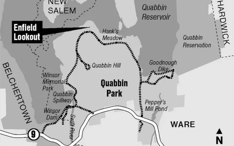 Image of Quabbin Park and Enfield Lookout